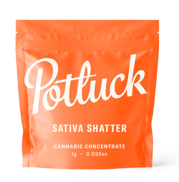 Potluck - Sativa Shatter - cannabis Concentrate | CannaBlossom Canada