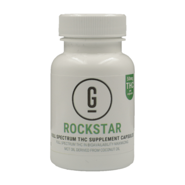 GRASS – THC Capsules – Rockstar – 50mg | CannaBlossom Canada