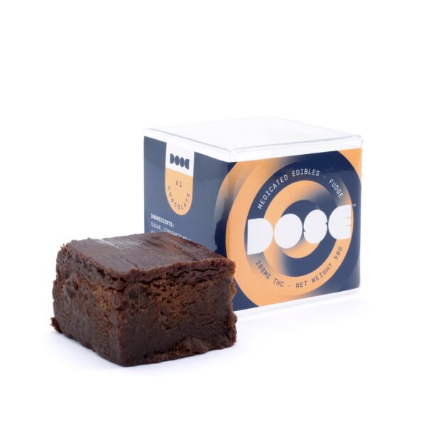 Dose Edibles – Chocolate Fudge – 200mg THC | CannaBlossom Canada