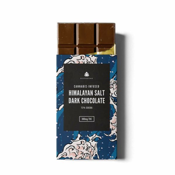 Buudabomb – Himalayan Salt Dark Chocolate – 300mg THC | CannaBlossom Canada