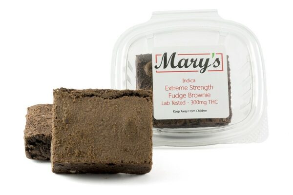 Mary’s Medibles – Extreme Strength Fudge Brownie – 300mg THC (Indica) | CannaBlossom Canada
