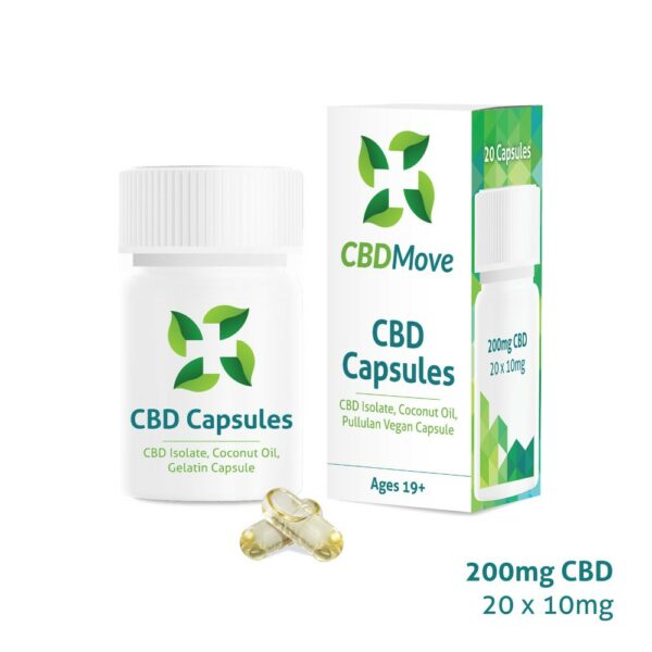 CBD Move – CBD Capsules – 200mg CBD | CannaBlossom Canada