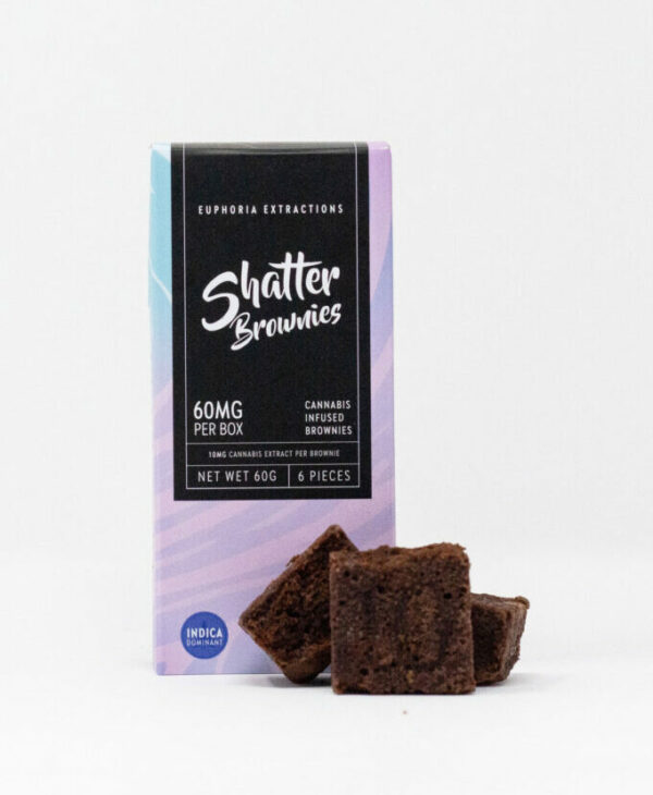 Euphoria Extractions – Shatter Brownies (Indica) | CannaBlossom Canada