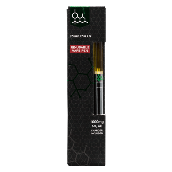 Pure Pulls – CO2 Oil Reusable Vape Pen – Sativa 1ml | CannaBlossom Canada