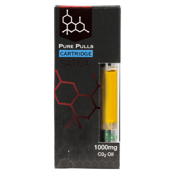 Pure Pulls – CO2 Oil Refill Cart – Sativa 1ml | CannaBlossom Canada