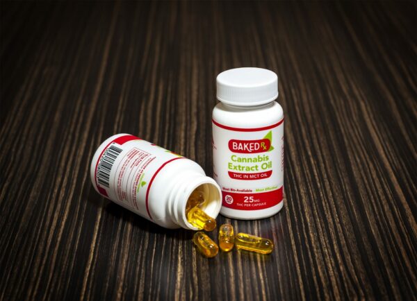 Baked Edibles – THC Extract Capsules 25mg | CannaBlossom Canada