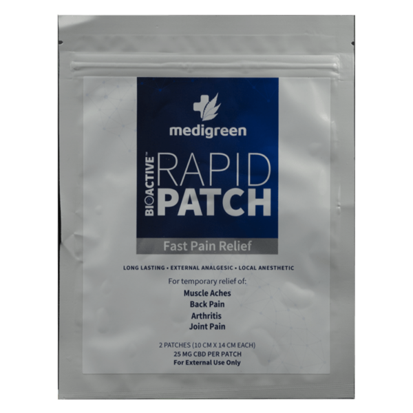 Medigreen Rapid CBD Patch – Fast Pain Relief | CannaBlossom Canada