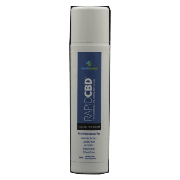 Medigreen Rapid CBD – Cooling Pain Cream | CannaBlossom Canada