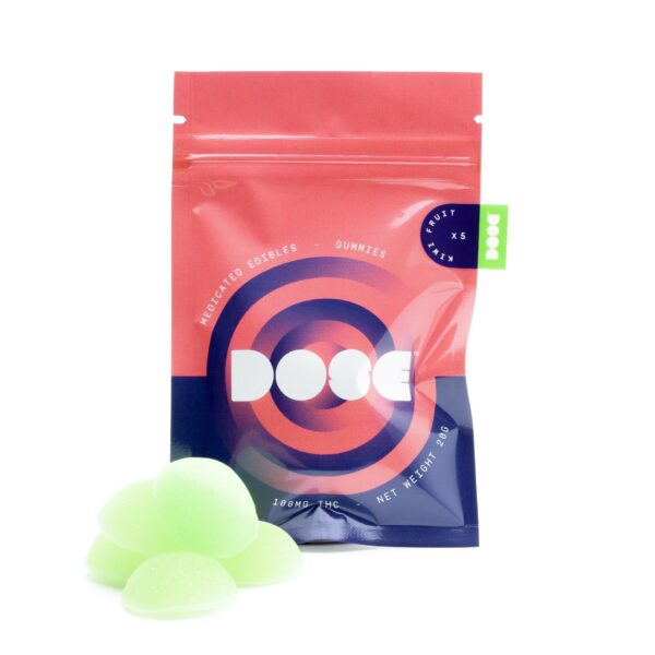 Dose Edibles Gummies – Kiwi Fruit | CannaBlossom Canada