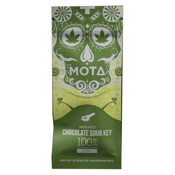 MOTA Edibles – Chocolate Sour Key – 100mg THC | CannaBlossom Canada