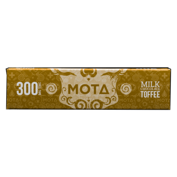 MOTA Edibles – Milk Chocolate Toffee Bar – 300mg THC | CannaBlossom Canada