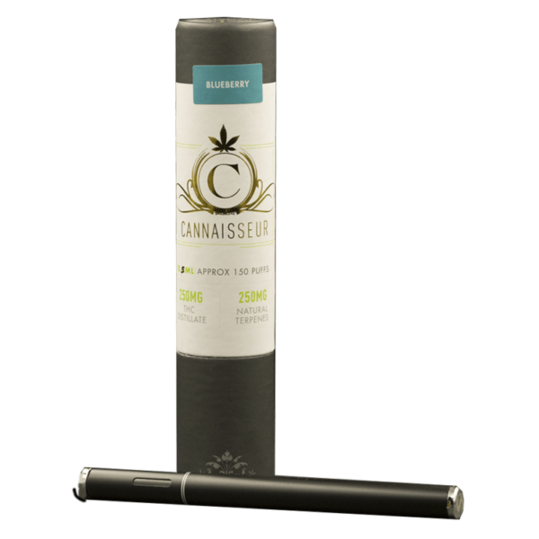Cannaisseur – Disposable THC Distillate Pen – Blueberry 0.5ml | CannaBlossom Canada