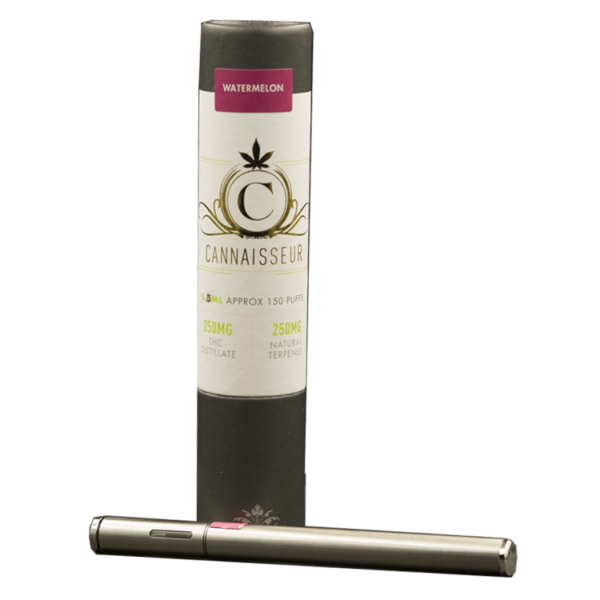 Cannaisseur – Disposable THC Distillate Pen – Watermelon 0.3ml | CannaBlossom Canada