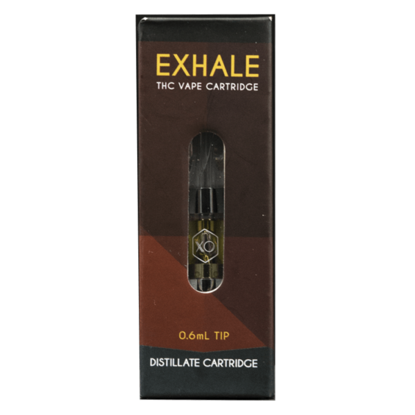 XO Exhale – THC Distillate Refill Cartridge – Banana Kush 0.6ml | CannaBlossom Canada