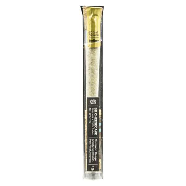 Flowerpwr – Pre-Roll – BB Cheesecake – 1g | CannaBlossom Canada