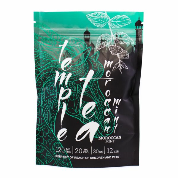 Temple Tea – Moroccan Mint – 120mg THC | CannaBlossom Canada