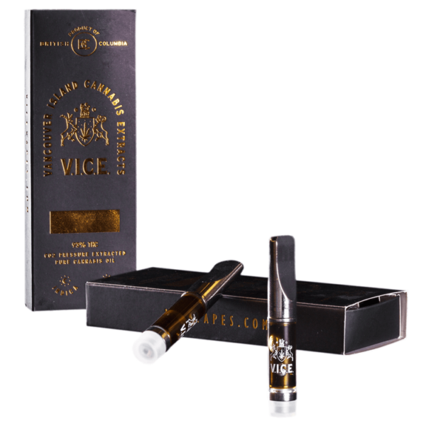 Vice – CO2 Oil Refill Cartridges – BC Kush 0.3ml | CannaBlossom Canada