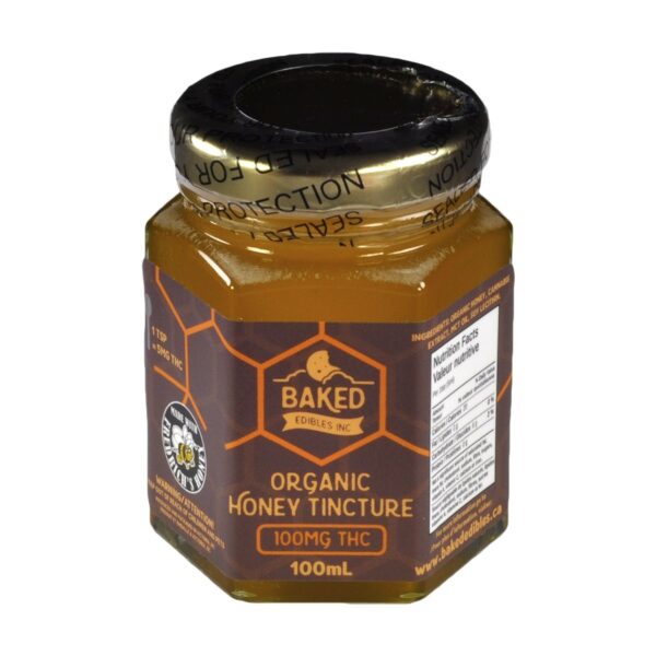 Baked Edibles – Organic Honey Tincture 100mg THC | CannaBlossom Canada