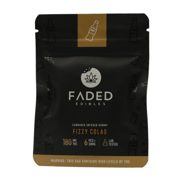 Faded Edibles – Fizzy Colas – 180mg | CannaBlossom Canada