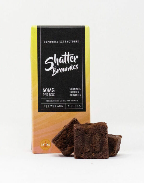 Euphoria Extractions – Shatter Brownies (Sativa) | CannaBlossom Canada