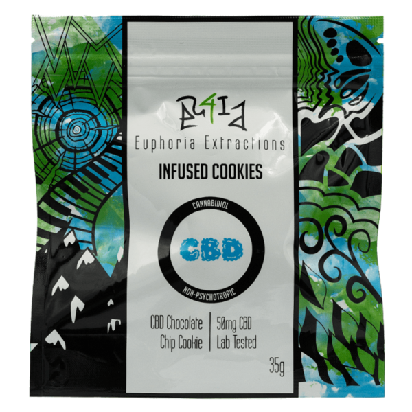 Euphoria Extractions – CBD Cookie – 50mg | CannaBlossom Canada