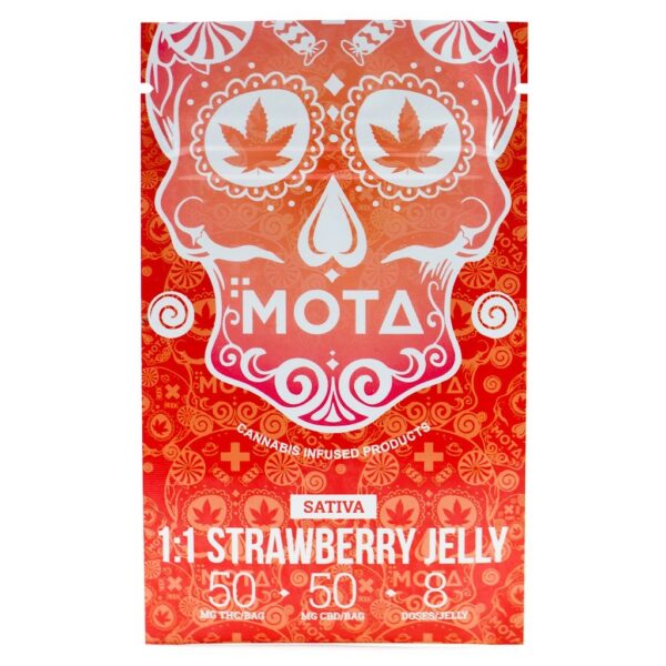 Mota – White Cube CBD – Strawberries & Cream – 180mg CBD | CannaBlossom Canada