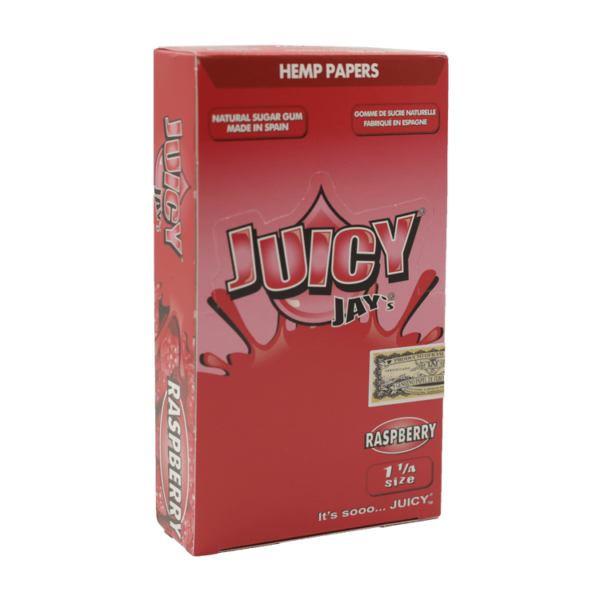 Juicy Jay’s – Hemp Papers (1.25 inch) – Raspberry | CannaBlossom Canada