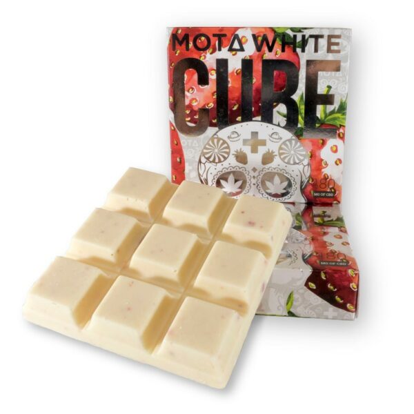 Mota – White Cube CBD – Strawberries & Cream – 180mg CBD | CannaBlossom Canada