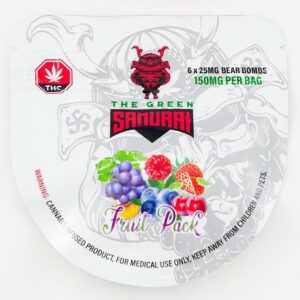 The Green Samurai – Fruit Pack Gummies – 150mg | CannaBlossom Canada