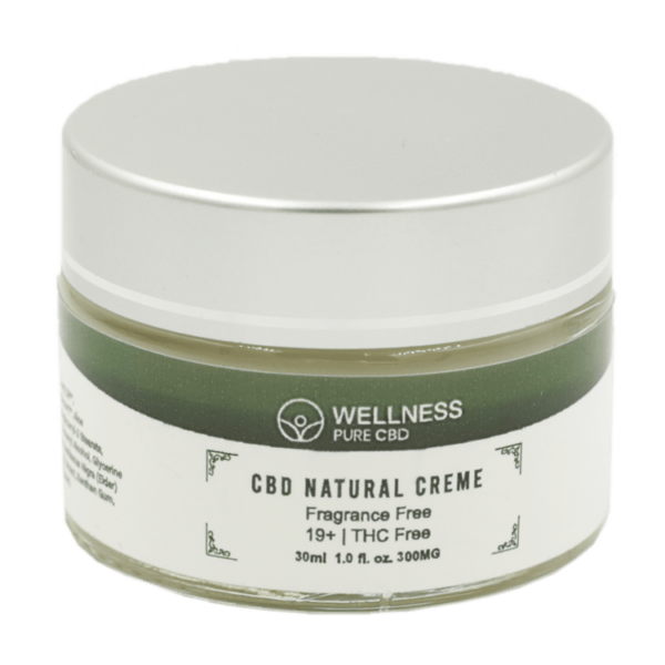 Wellness Pure CBD – Natural Creme – 500mg | CannaBlossom Canada