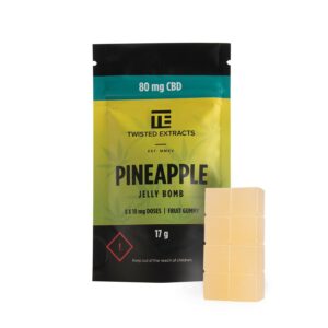 Twisted Extracts – Pineapple Jelly Bombs – CBD | CannaBlossom Canada