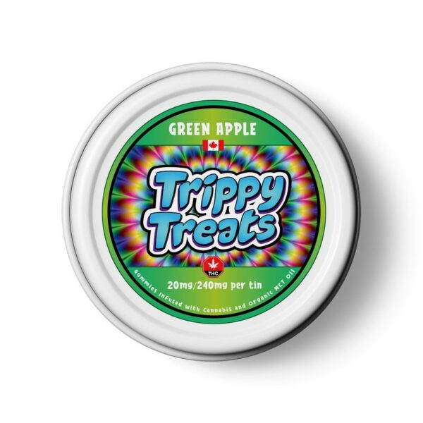 Trippy Treats – Hawaiian Fruit Punch Gummies – 400mg THC | CannaBlossom Canada