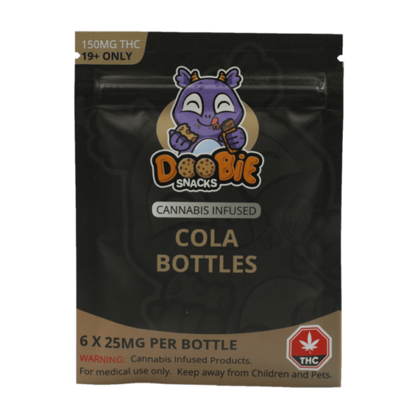 Doobie Snacks – CBD Sour Gummy Bears – 150mg CBD | CannaBlossom Canada
