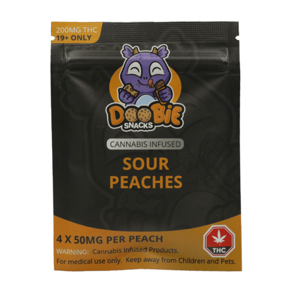 Doobie Snacks – CBD Sour Gummy Bears – 150mg CBD | CannaBlossom Canada