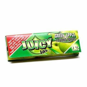 Juicy Jay’s – Hemp Papers (1.25 inch) – Green Apple | CannaBlossom Canada