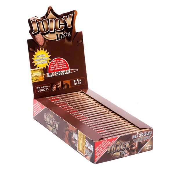 Juicy Jay’s – Hemp Papers (1.25 Inch) – Milk Chocolate | CannaBlossom Canada