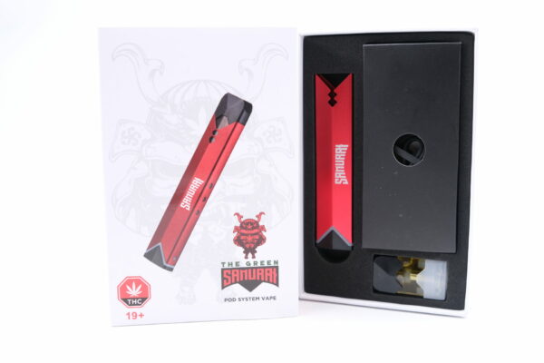 The Green Samurai – LED Vape Kit – 1ml THC | CannaBlossom Canada