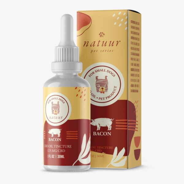 Natuur – Pet Series – CBD Oil For Small Dogs – Bacon Flavour – 125mg | CannaBlossom Canada