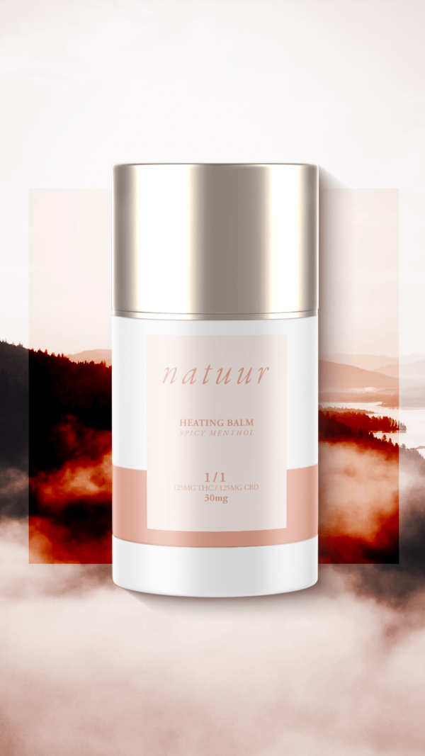 Natuur – Heating Balm – Spicy Menthol – 1:1 – 30mg | CannaBlossom Canada