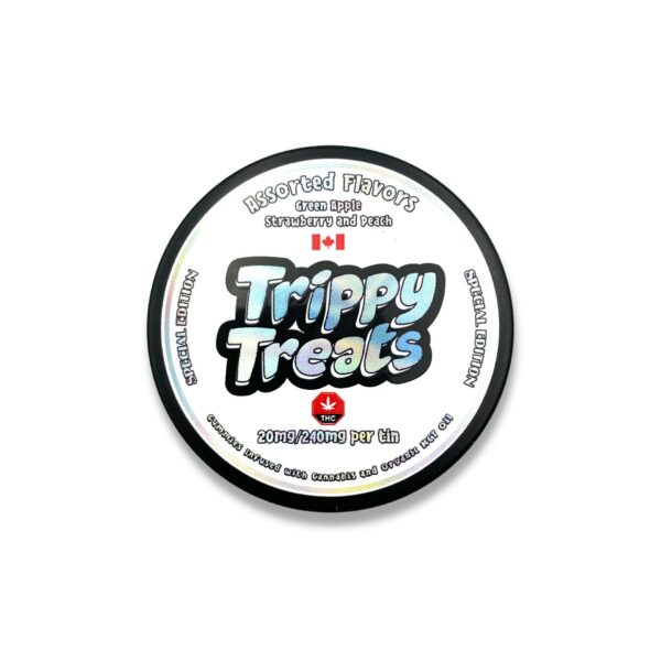 Trippy Treats – Assorted Flavour Gummies – 400mg THC | CannaBlossom Canada