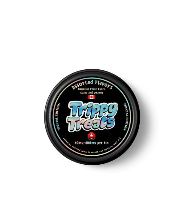 Trippy Treats – Assorted Flavour Gummies – 400mg THC | CannaBlossom Canada