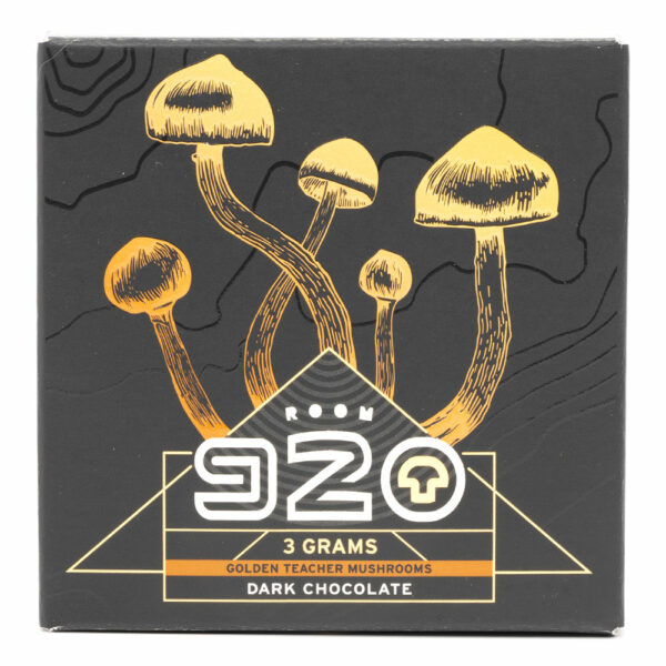 Room 920 – Mushroom Chocolate Bar – Dark Chocolate – 3 Grams | CannaBlossom Canada