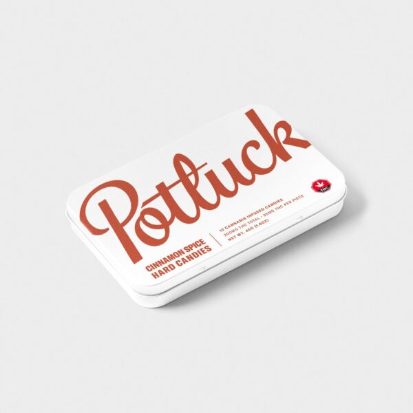 Potluck – Hard Candy – Cinnamon Spice – 300mg THC | CannaBlossom Canada
