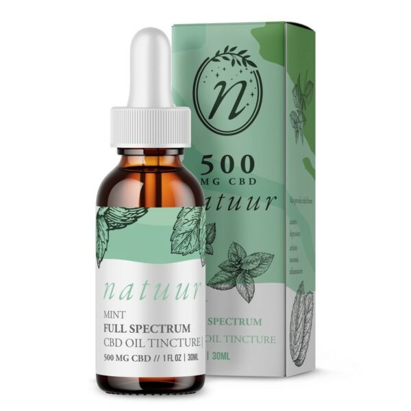 Natuur – Full Spectrum CBD Oil Tincture – Mint | CannaBlossom Canada