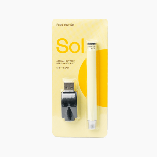 Sol – 400 mAh Vape Battery (510 thread) | CannaBlossom Canada