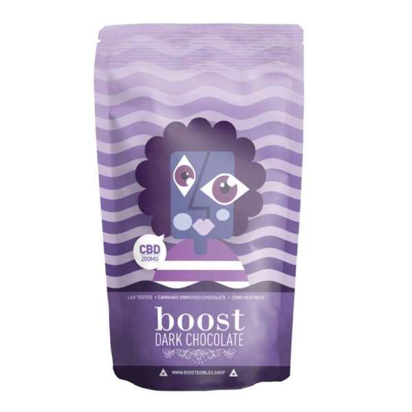 Boost – THC Dark Chocolate Bars – 200mg | CannaBlossom Canada