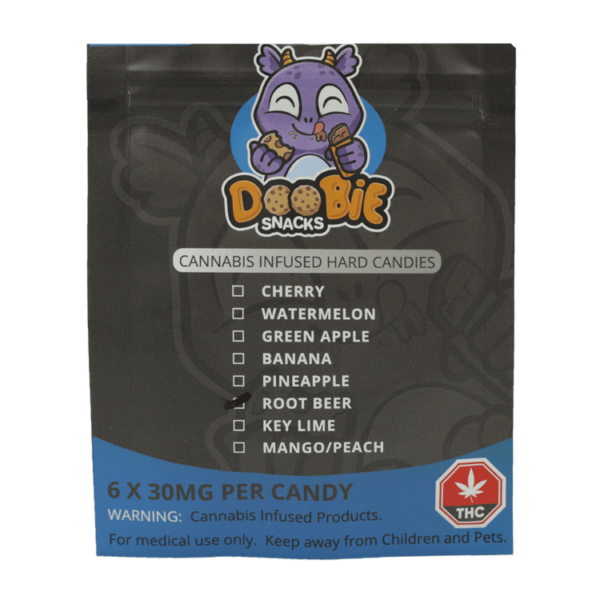 Doobie Snacks – Hard Candies – 180mg THC | CannaBlossom Canada