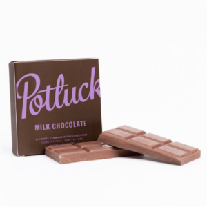 Potluck – Infused Chocolate – Milk Chocolate – 300mg THC | CannaBlossom Canada