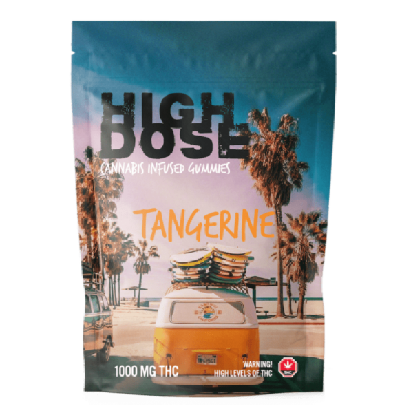 High Dose – cannabis Infused Gummies – Tangerine – 1000mg/1500mg | CannaBlossom Canada