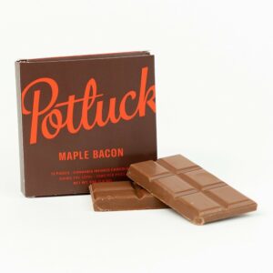 Potluck – Infused Chocolate – Maple Bacon – 300mg THC | CannaBlossom Canada